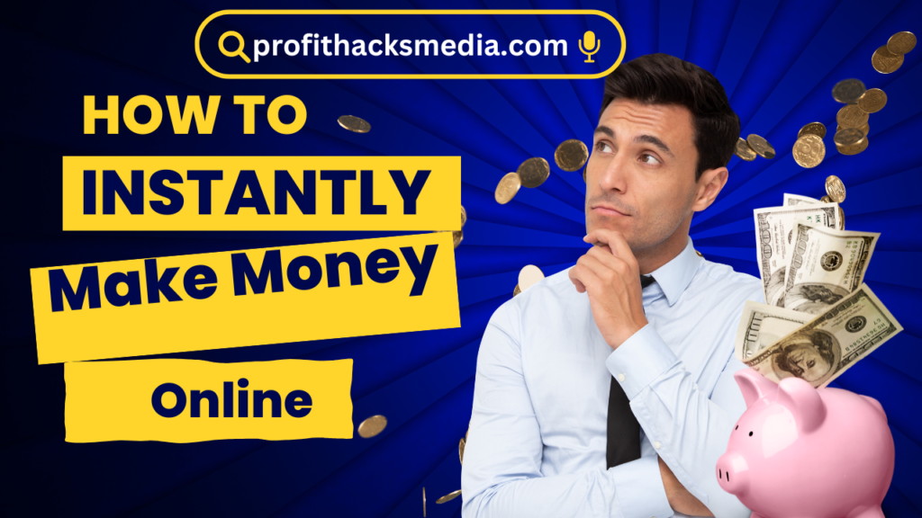 How to INSTANTLY Make Money Online (2024)