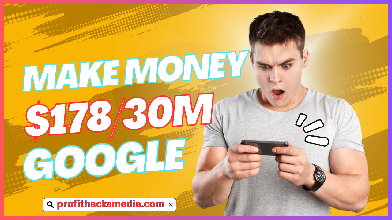 Make $178 Every 30 Min with Google for FREE (Make Money Online 2024)