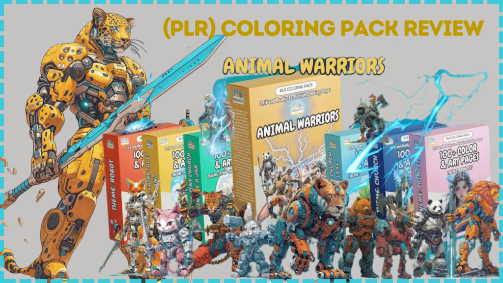 Unleashing Creativity: A Deep Dive into the Animal Warriors - PLR Coloring Pack