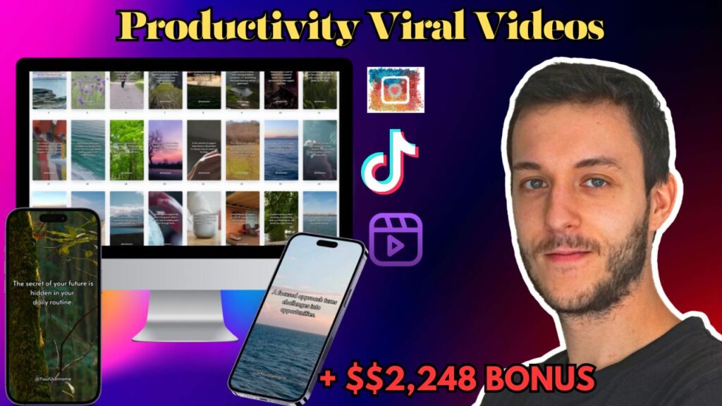 Productivity Viral Video : Bundle Of Productivity Viral Videos For TikTok, Shorts & Reels! ( by Daniele Melandri )